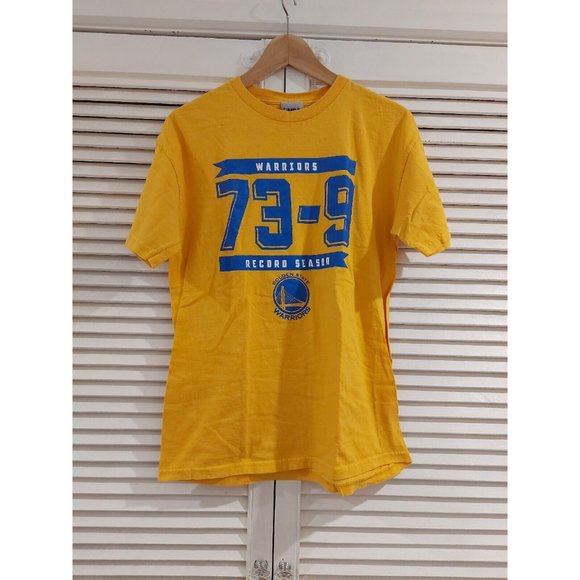 NBA 2014 2015 Golden State Warriors Record Season 73-9 NBA Champions T-Shirt M - Picture 2 of 7